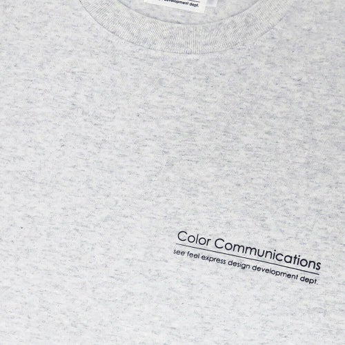 COLOR COMMUNICATIONS LONG SLEEVE カラーコミュニケーションズ ロングスリーブTシャツ RE-LETTER 2012 ASH スケートボード スケボー 2