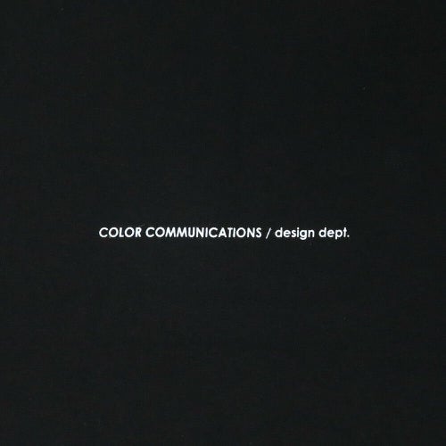 COLOR COMMUNICATIONS LONG SLEEVE カラーコミュニケーションズ 7分袖Tシャツ WAWA OWL EMB LETTER BLACK スケートボード スケボー 3