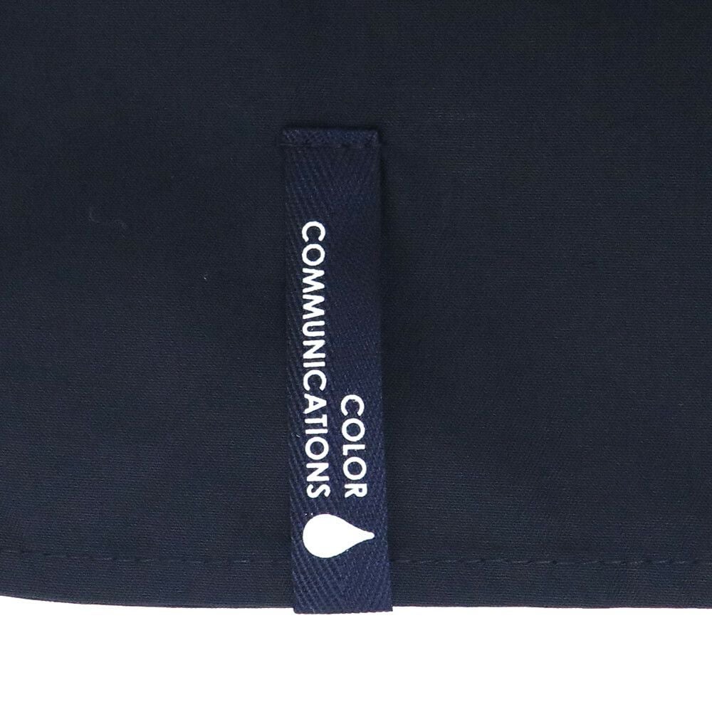 COLOR COMMUNICATIONS SHORT SLEEVE SHIRTS カラーコミュニケーションズ 半袖シャツ DRIP EMB TC TWILL DARK NAVY スケートボード スケボー 4
