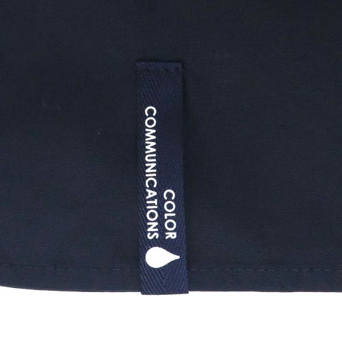 COLOR COMMUNICATIONS SHORT SLEEVE SHIRTS カラーコミュニケーションズ 半袖シャツ DRIP EMB TC TWILL DARK NAVY スケートボード スケボー 4