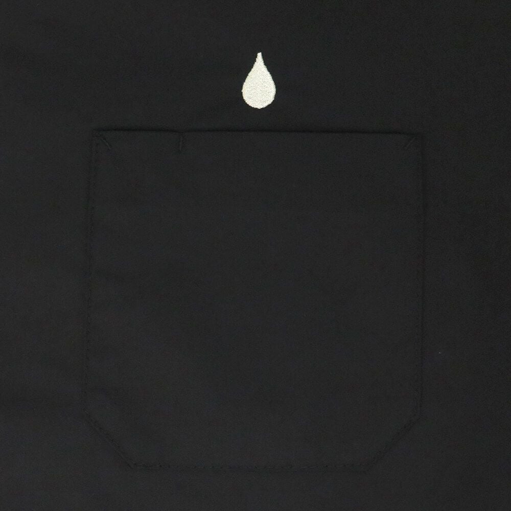 COLOR COMMUNICATIONS SHORT SLEEVE SHIRTS カラーコミュニケーションズ 半袖シャツ DRIP EMB TC TWILL BLACK スケートボード スケボー 2