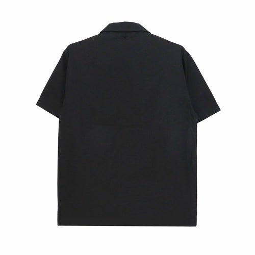 COLOR COMMUNICATIONS SHORT SLEEVE SHIRTS カラーコミュニケーションズ 半袖シャツ DRIP EMB TC TWILL BLACK スケートボード スケボー 3