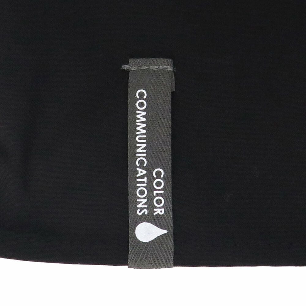 COLOR COMMUNICATIONS SHORT SLEEVE SHIRTS カラーコミュニケーションズ 半袖シャツ DRIP EMB TC TWILL BLACK スケートボード スケボー 4