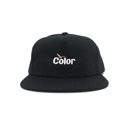 COLOR COMMUNICATIONS CAP カラーコミュニケーションズ キャップ WAWA OWL EMB UNSTRUCTURED BLACK スケートボード スケボー 1
