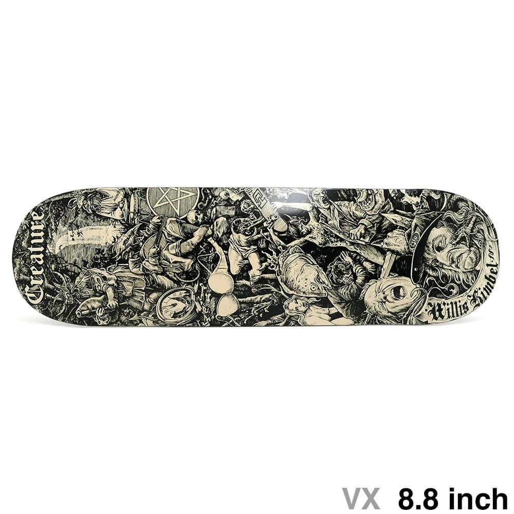 CREATURE DECK クリーチャー デッキ WILLIS KIMBEL THE LORE VX 8.8 スケートボード スケボー 1