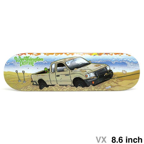 CREATURE DECK クリーチャー デッキ JOHN WORTHINGTON PARADISE VX 8.6 スケートボード スケボー 1