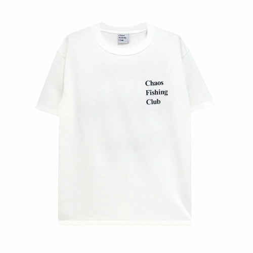 CHAOS FISHING CLUB T-SHIRT カオスフィッシングクラブ Tシャツ LOGO WHITE スケートボード スケボー 1