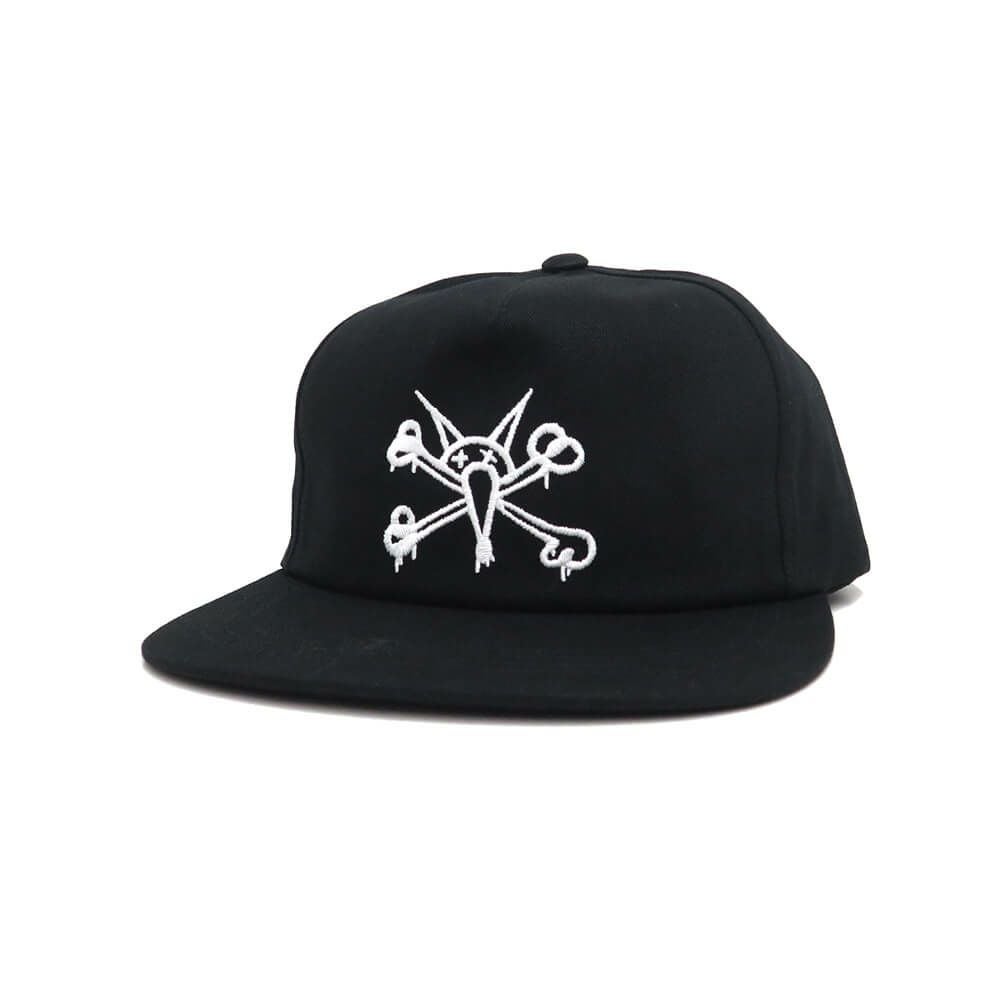 POWELL PERALTA CAP パウエルペラルタ キャップ VATO RAT SNAPBACK BLACK スケートボード スケボー 