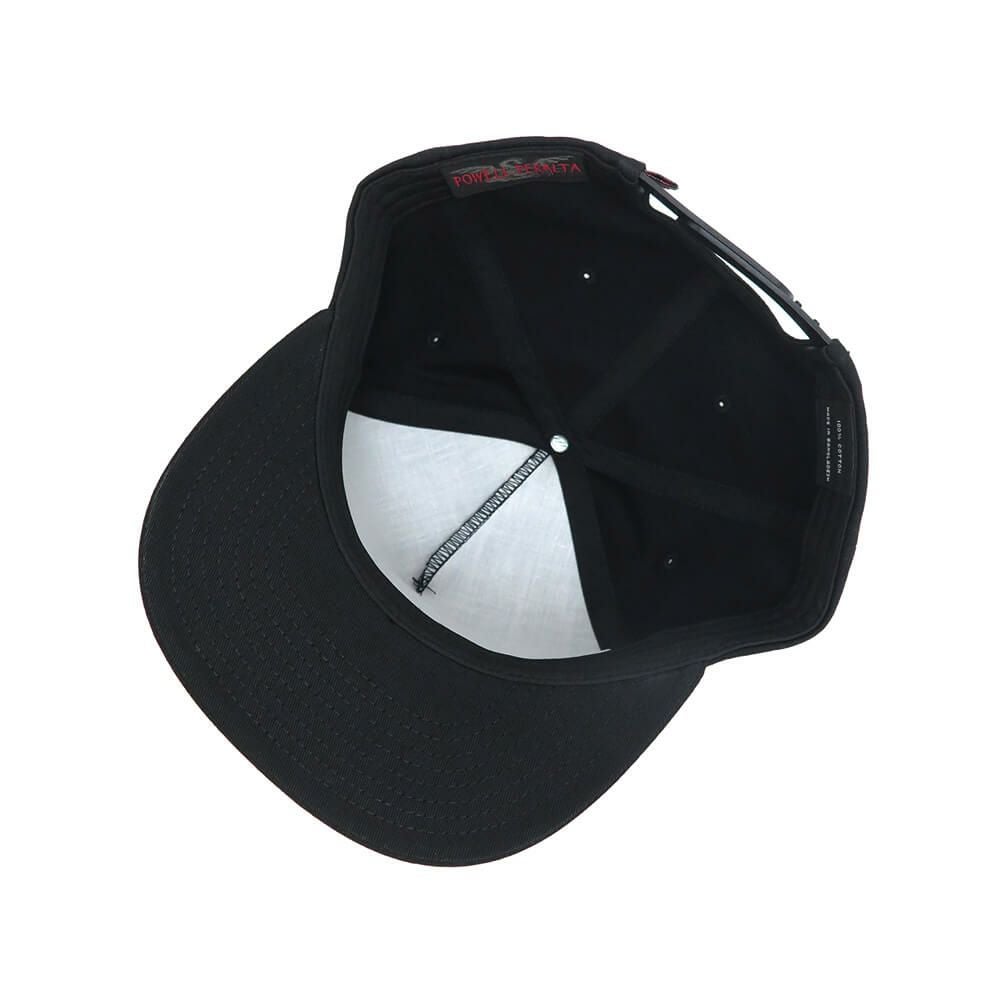 POWELL PERALTA CAP パウエルペラルタ キャップ WINGED RIPPER SNAPBACK BLACK スケートボード スケボー 3