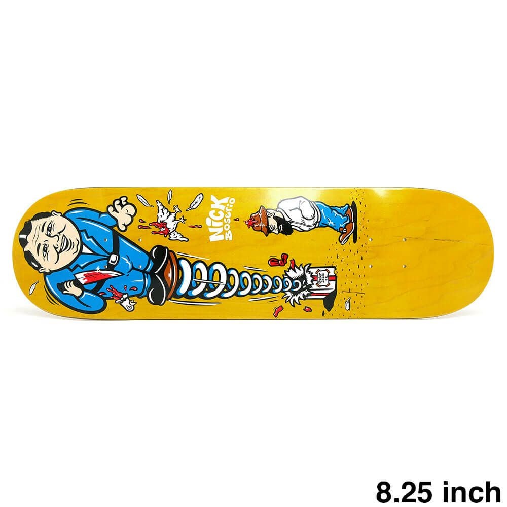 POLAR DECK ポーラー デッキ NICK BOSERIO SURPRISE YELLOW STAIN 8.25 SHORT スケートボード スケボー 1
