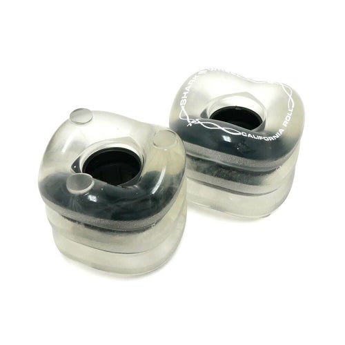 SHARK WHEEL シャークウィール ソフトウィール（クルーザー） CALIFORNIA ROLL（78A）CLEAR BLACK HUB 60mm スケートボード スケボー 2