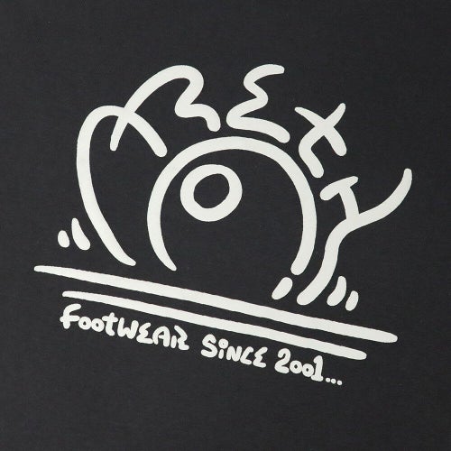 ARETH T-SHIRT アース Tシャツ SUN LOGO SUMI BLACK スケートボード スケボー 3