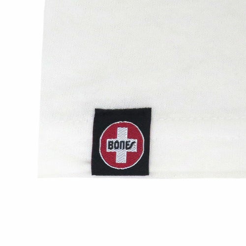 BONES T-SHIRT ボーンズ Tシャツ SWISS CIRCLE WHITE スケートボード スケボー 2