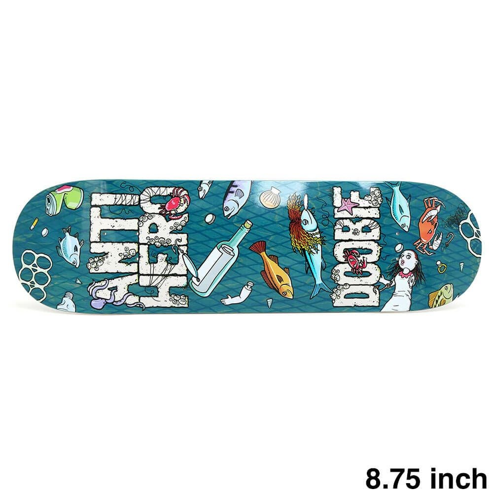 ANTIHERO DECK アンチヒーロー デッキ VICTOR PELLEGRIN（DOOBIE）CATCH OF THE DAY EMERALD STAIN 8.75 スケートボード スケボー 1
