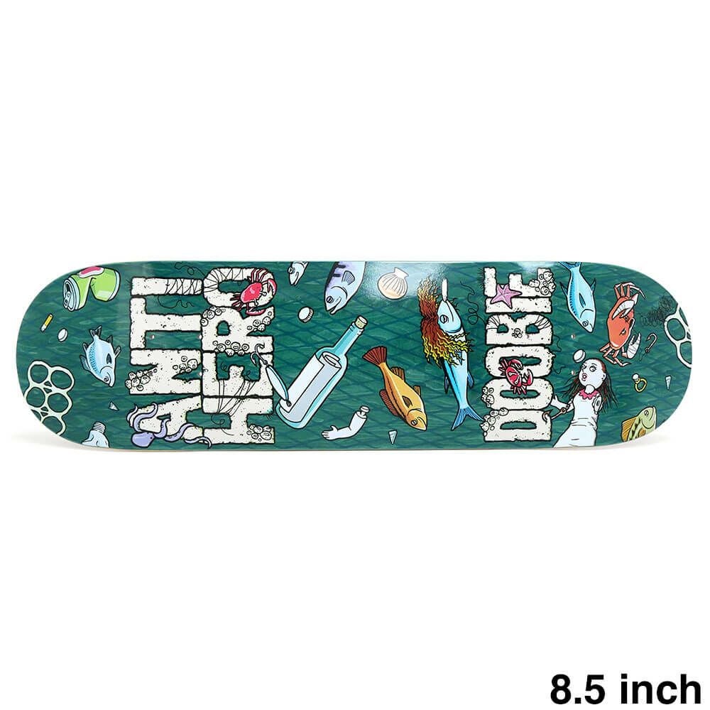 ANTIHERO DECK アンチヒーロー デッキ VICTOR PELLEGRIN（DOOBIE）CATCH OF THE DAY EMERALD STAIN 8.5 スケートボード スケボー 1