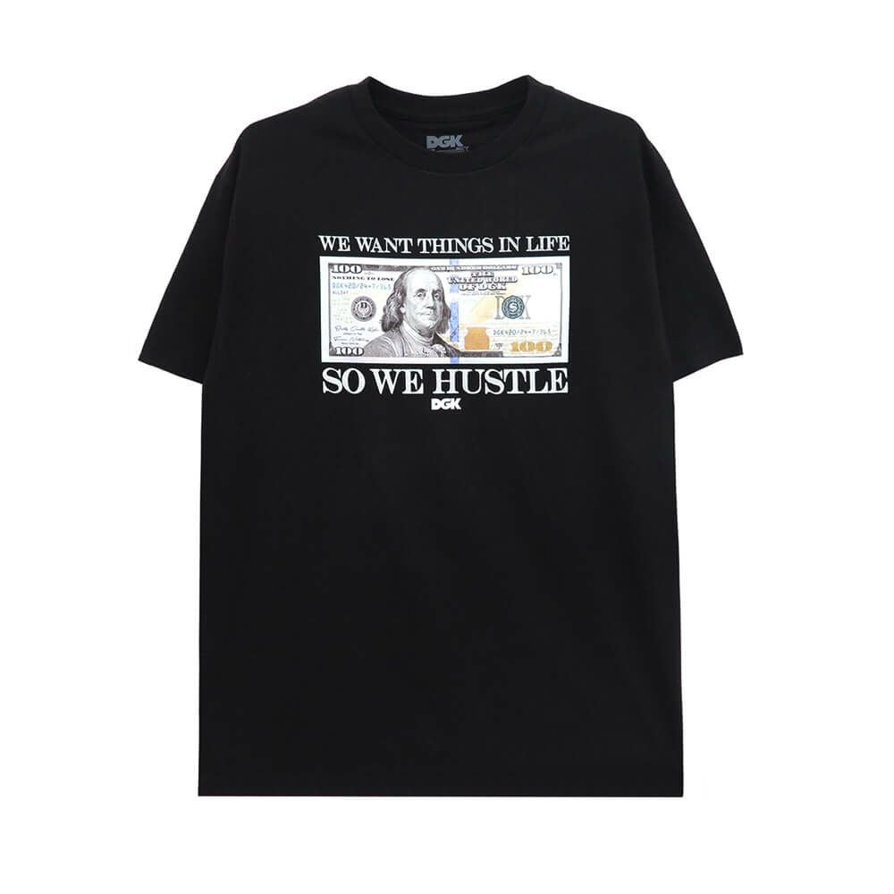 DGK T-SHIRT ディージーケー Tシャツ ASSET BLACK 1