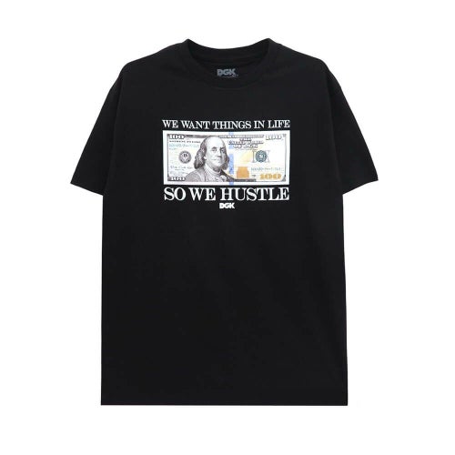 DGK T-SHIRT ディージーケー Tシャツ ASSET BLACK 1