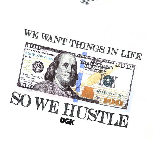 DGK T-SHIRT ディージーケー Tシャツ ASSET WHITE 2