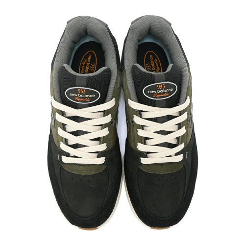 NEW BALANCE NUMERIC SHOES ニューバランス ヌメリック シューズ スニーカー ANDREW REYNOLDS 933 NM933BST BLACK/OLIVE スケートボード スケボー 2