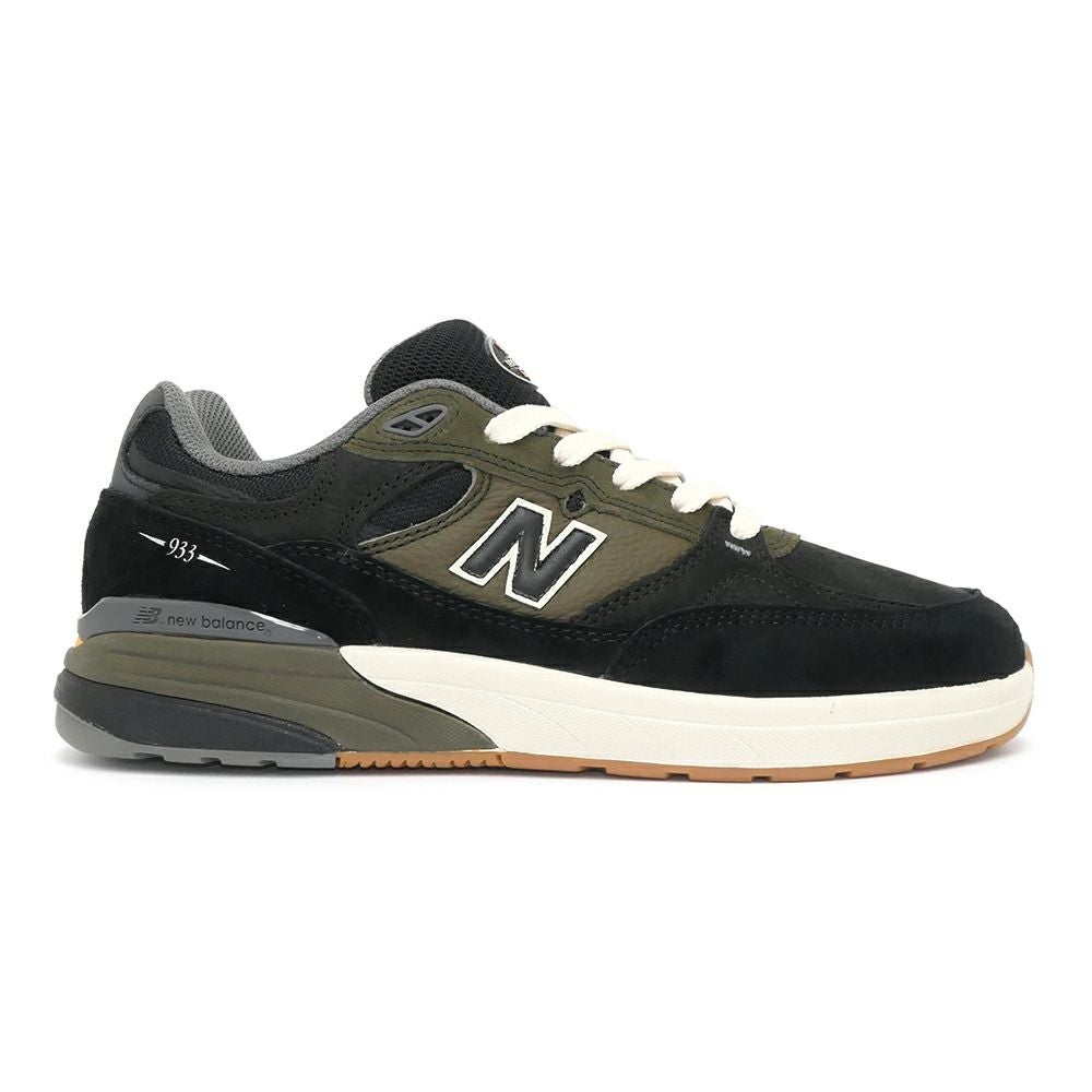 NEW BALANCE NUMERIC SHOES ニューバランス ヌメリック シューズ スニーカー ANDREW REYNOLDS 933 NM933BST BLACK/OLIVE スケートボード スケボー 4