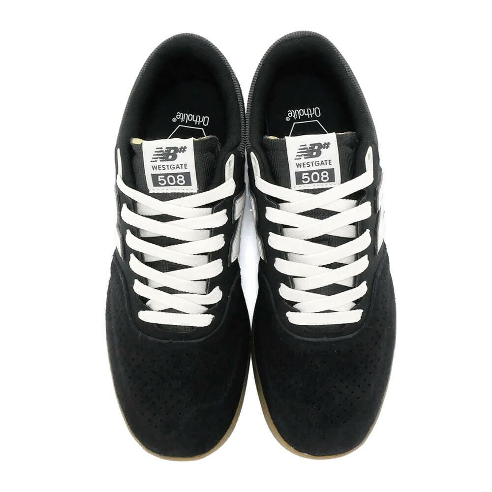 NEW BALANCE NUMERIC SHOES ニューバランス ヌメリック シューズ スニーカー BRANDON WESTGATE 508 NM508SBA BLACK/WHITE/GUM スケートボード スケボー 2