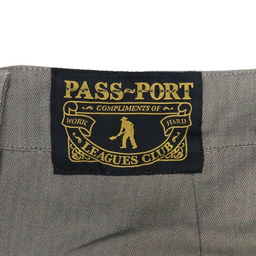 PASS~PORT PANTS パスポート パンツ ジーンズ HERRINGBONE LEAGUES CLUB GREY スケートボード スケボー 8