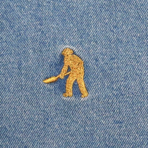 PASS~PORT SHORTS パスポート ショーツ WORKERS CLUB JEANS SHORT R42 WASHED LIGHT INDIGO スケートボード スケボー 5