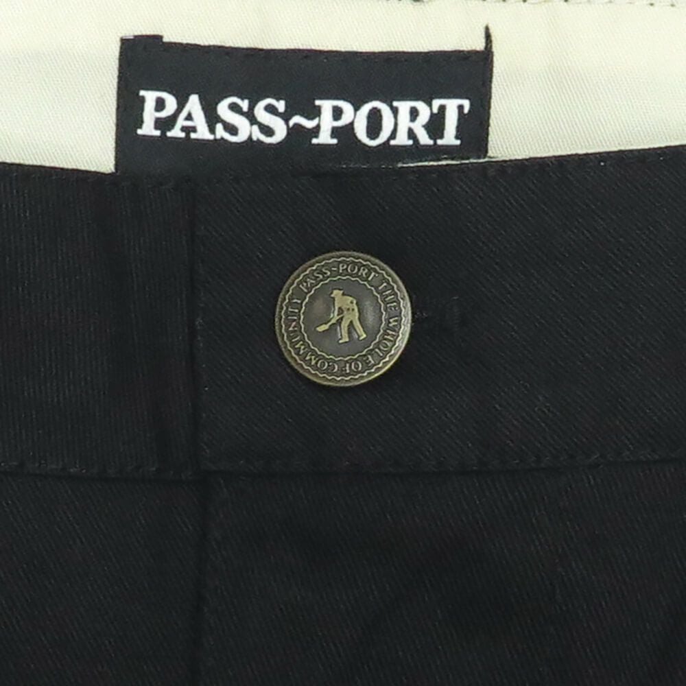 PASS~PORT SHORTS パスポート ショーツ LEAGUES CLUB SHORT R41 BLACK スケートボード スケボー 2