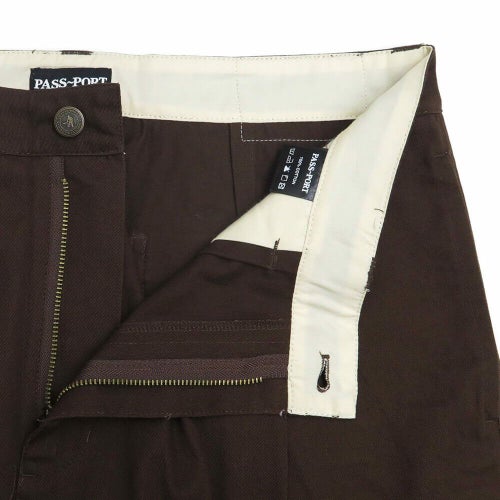 PASS~PORT SHORTS パスポート ショーツ LEAGUES CLUB SHORT R41 BROWN スケートボード スケボー 3