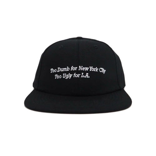 CHOCOLATE CAP チョコレート キャップ TOO DUMB 6 PANEL STRAPBACK BLACK スケートボード スケボー 1