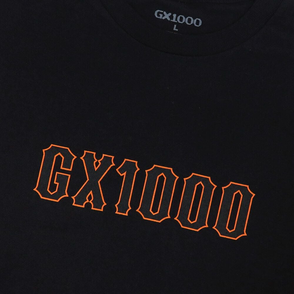 GX1000 T-SHIRT ジーエックス1000 Tシャツ GIANTS BLACK スケートボード スケボー 1