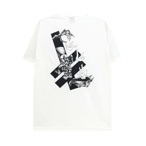 DEATHWISH T-SHIRT デスウィッシュ Tシャツ TRAPPED WHITE スケートボード スケボー 