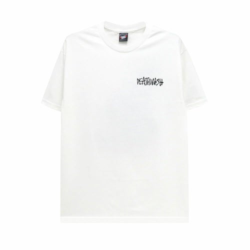 DEATHWISH T-SHIRT デスウィッシュ Tシャツ TRAPPED WHITE スケートボード スケボー 1