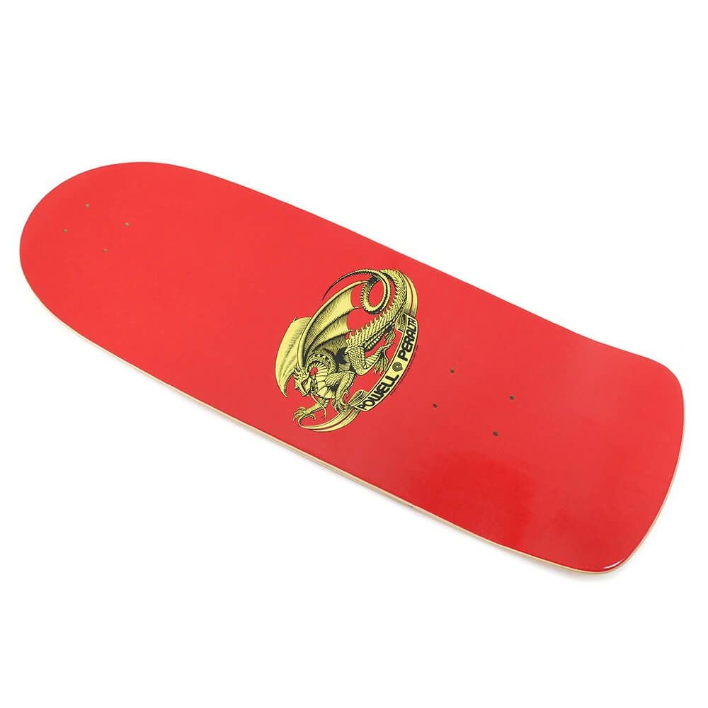 POWELL PERALTA DECK パウエルペラルタ デッキ MIKE MCGILL MCTWIST SKULL & SNAKE RED/GOLD FOIL 40TH ANNIVERSARY REISSUE 10.0 WHEEL WELLS スケートボード スケボー 3