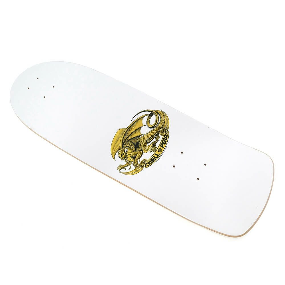 POWELL PERALTA DECK パウエルペラルタ デッキ MIKE MCGILL MCTWIST SKULL & SNAKE WHITE 40TH ANNIVERSARY REISSUE 10.0 WHEEL WELLS スケートボード スケボー 3