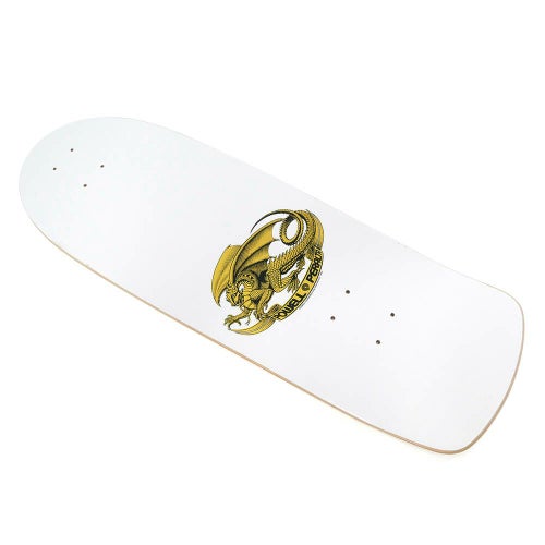 POWELL PERALTA DECK パウエルペラルタ デッキ MIKE MCGILL MCTWIST SKULL & SNAKE WHITE 40TH ANNIVERSARY REISSUE 10.0 WHEEL WELLS スケートボード スケボー 3