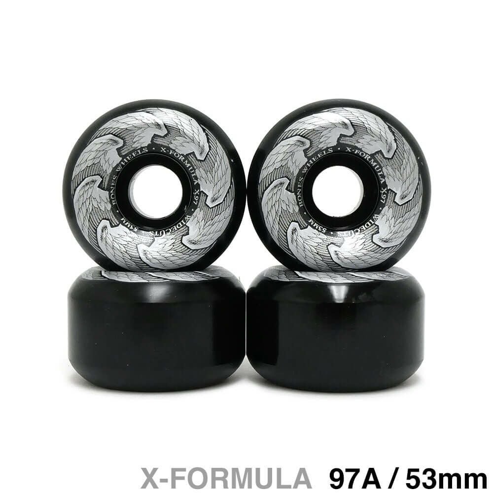 BONES WHEEL ボーンズ ウィール X-FORMULA V6（WIDE-CUT）97A DEATH ANGELS 黒 53mm スケートボード スケボー 1