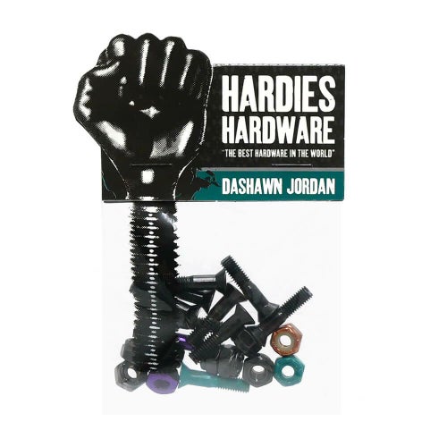 HARDIES HARDWARE BOLT ハーディーズハードウエア ボルト（六角）7/8インチ DASHAWN JORDAN ALLEN BLACK/RED スケートボード スケボー 1