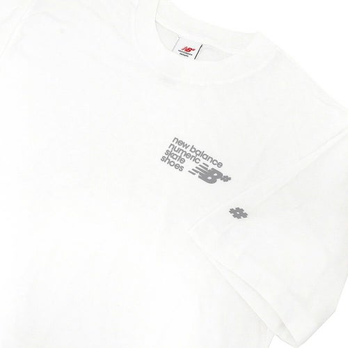 NEW BALANCE NUMERIC T-SHIRT ニューバランス ヌメリック Tシャツ NUMERIC SMALL LOGO WHITE スケートボード スケボー 2