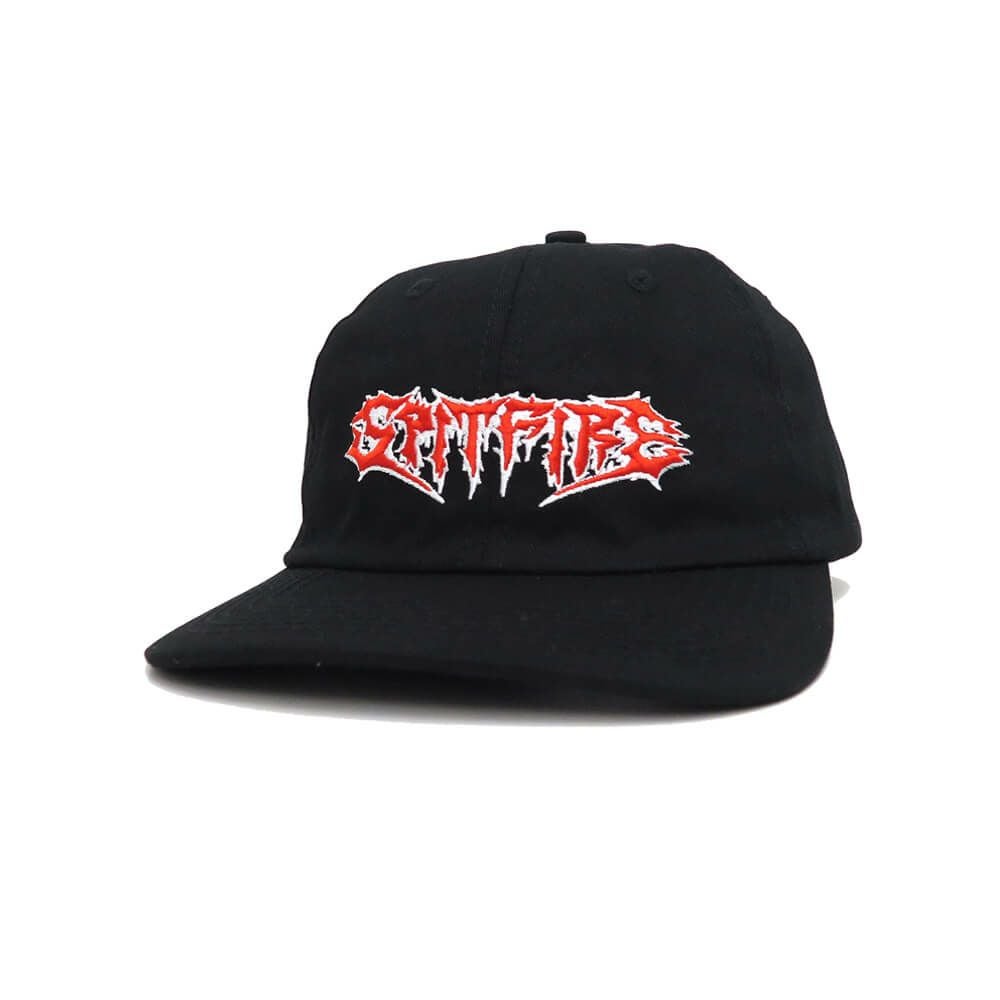 SPITFIRE CAP スピットファイヤー キャップ DEMON GATE STRAPBACK BLACK スケートボード スケボー 