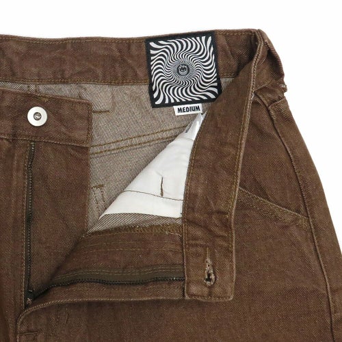 SPITFIRE SHORTS スピットファイヤー ショーツ BIGHEAD DENIM BROWN スケートボード 3