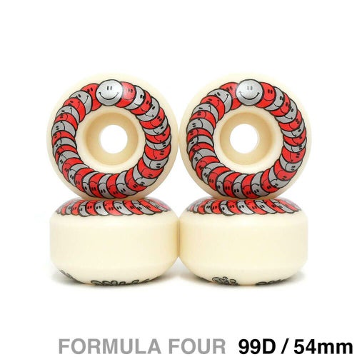 SPITFIRE WHEEL スピットファイヤー ウィール FORMULA FOUR (F4) CLASSIC 99D KEVIN SPANKY LONG HAPPY 54mm スケートボード スケボー 1