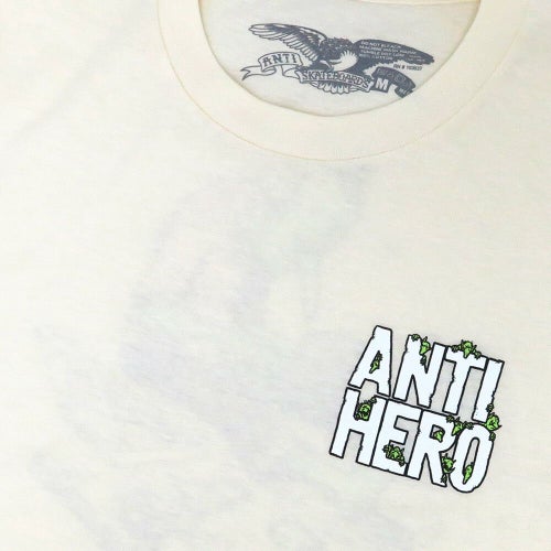 ANTIHERO T-SHIRT アンチヒーロー Tシャツ TROLLS CREAM スケートボード スケボー 2