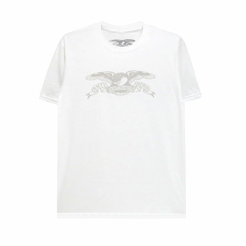 ANTIHERO T-SHIRT アンチヒーロー Tシャツ BASIC EAGLE WHITE/GREY スケートボード スケボー 