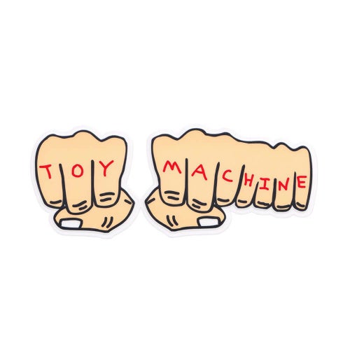 TOY MACHINE STICKER トイマシーン ステッカー FISTS スケートボード スケボー