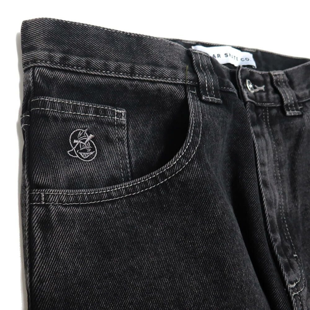 POLAR JEANS ポーラー パンツ ジーンズ 93! DENIM SILVER BLACK