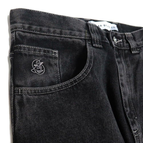 POLAR JEANS ポーラー パンツ ジーンズ 93! DENIM SILVER BLACK スケートボード スケボー 1