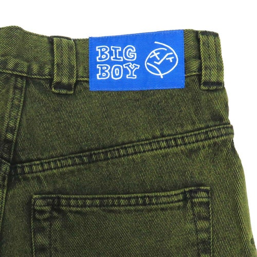 POLAR JEANS ポーラー パンツ ジーンズ ビッグボーイ BIG BOY GREEN/BLACK スケートボード スケボー 4