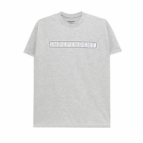  INDEPENDENT T-SHIRT インディペンデント Tシャツ BAR LOGO ASH スケートボード スケボー 