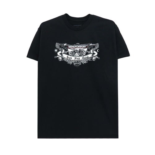  INDEPENDENT T-SHIRT インディペンデント Tシャツ SFG SOCIETY BLACK スケートボード スケボー 